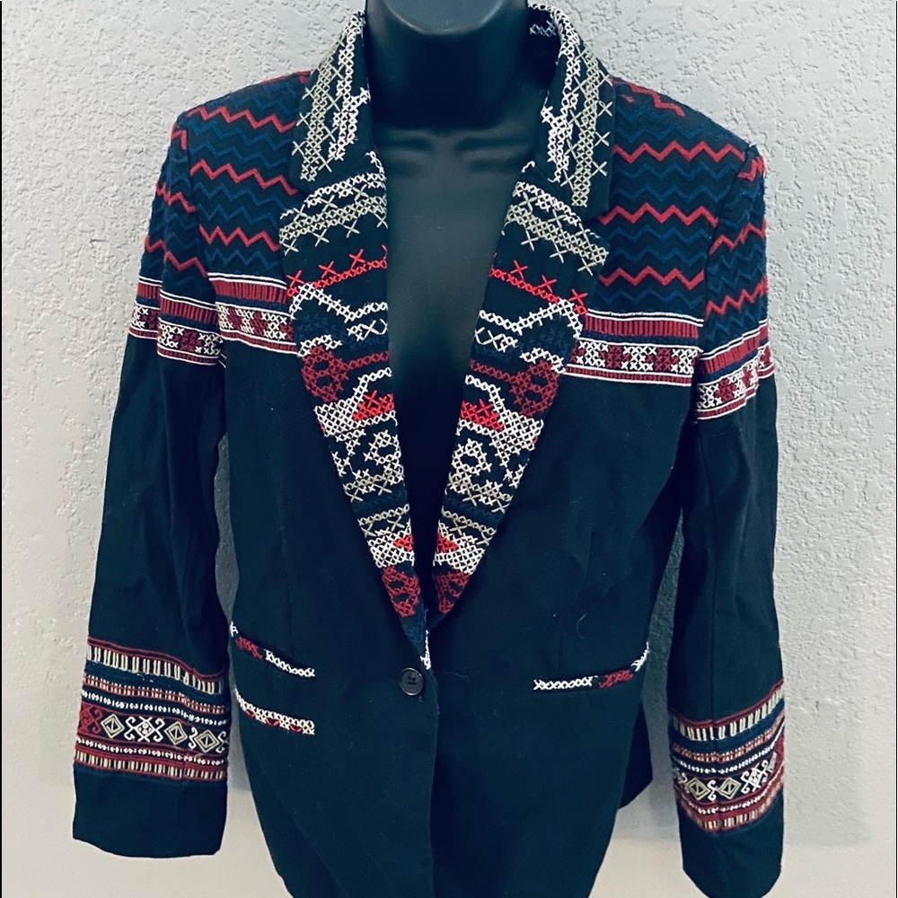 Joie Embroidered Women’s Blazer - Size 10